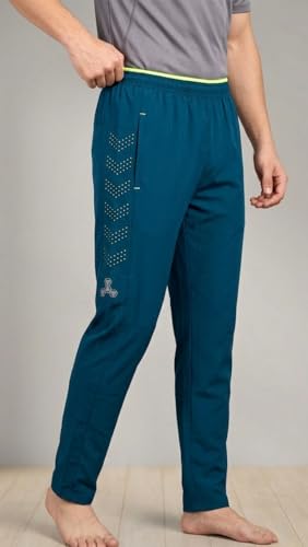 Image of Prince Sports Men's Chevron Pattern Track Pant | Sports, Gym & Casual Wear Lower for Men
