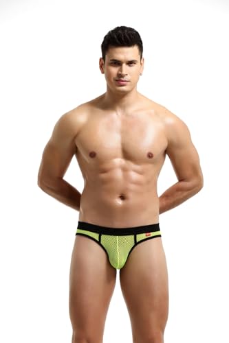 Men's Hollow Out Jockstrap Sexy Thong Athletic Supporters Mesh See Through Underwear3