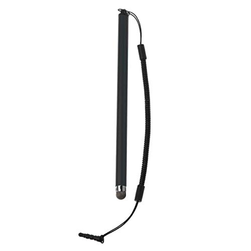 Correa antipérdida de resistencia con punta de fibra de malla para smartphone, tablet, pantalla táctil de repuesto