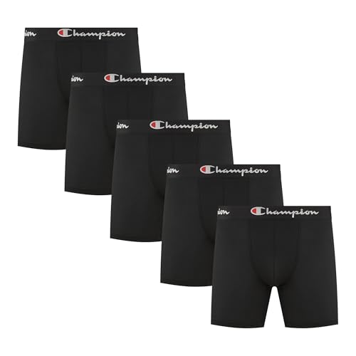 Champion Men's Performance Boxer Brief- 5 Pack