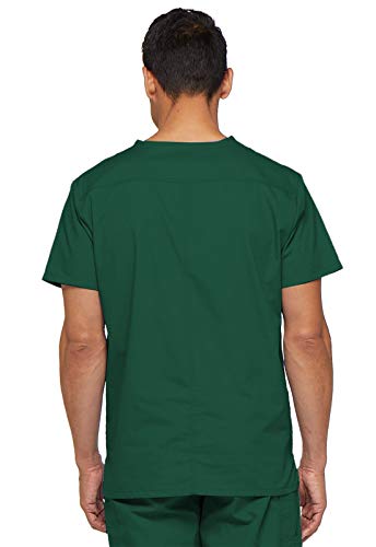 Dickies Mens V-Neck Scrub Top with 5 Pockets - Medical & Nursing Uniform Shirt, Side Vents - 81906