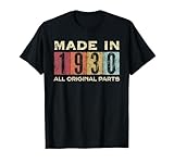 Retro Made in 1930 Vintage 95th Birthday Ideas