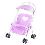 Baosity Baby Dolls Stroller Pushchair Foldable Prams Toddler Kids Pretend Play Toys - Lilac,...