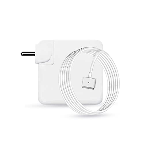 Image of FUGEN Compatible Adapter Charger 45W Mg2 (T Shape) for Mb Air 11 inch 13 inch A1435, A1436, A1465, A1466, Charging Adapter, White