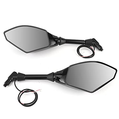 Rétroviseurs clignotants LED moto pour remplacer des miroirs usés de 10mm