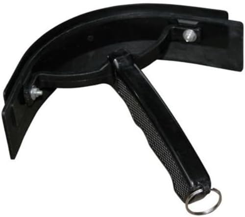 Gladdy's Equine Plastic Sweat Scraper for Horse, Horse Sweat Scraper Brush Ergonomic Effective Handheld Soft Grip Plastic Rubber (Black)