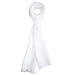 Dashing White Silk Aviator Scarf by ROYAL SILK