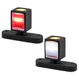AUTOUTLET LED Begrenzungsleuchten Anhänger, 2PCS Positionsleuchten 10-30V Wasserdicht, Seitenleuchten mit Dual-E9-Mark & Silikon-Basis, Positionsleuchte Seitenmarkierungsleuchten für LKW PKW (74mm)