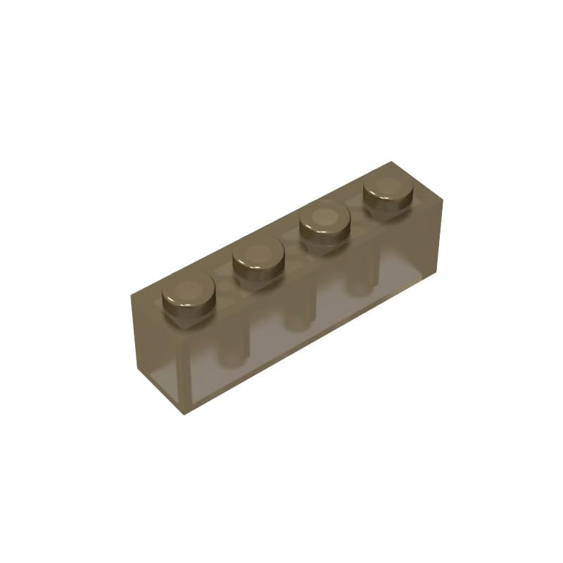 3010 Basic Bricks Brick 1x4 50 Pieces GDS-534 Compatible with Lego Building Blocks Color:Trans Black