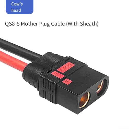 Conector QS8-S antichispas de alta corriente con cable 10 AWG y 110 A para camión 2