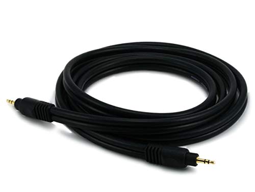 Monoprice 105577 - Câble audio stéréo 6 pi, 22 AWG noir