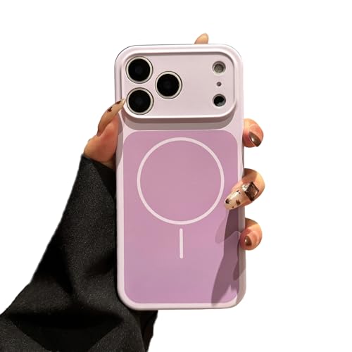 Coque de protection magnétique Caseative haut de gamme violette pour iPhone 17