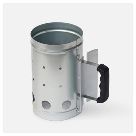 Ambra Garden Ciminiera per accensione Barbecue a Carbone h 27cm