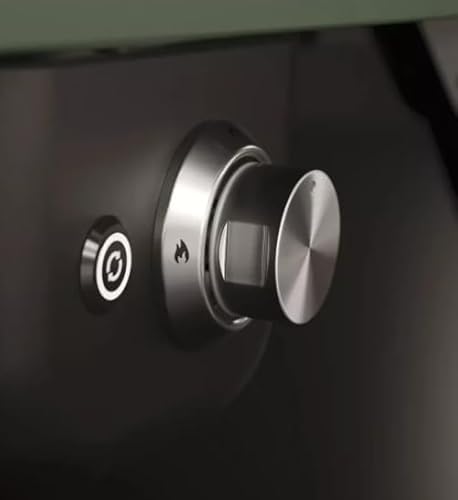 WITT Pizzaofen für Gas-Pizza, Modell klein, drehbar, 16 Zoll, Farbe Schwarz