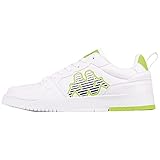 Kappa Unisex Vali Stra en Laufschuh, White Green, 42 EU Schmal