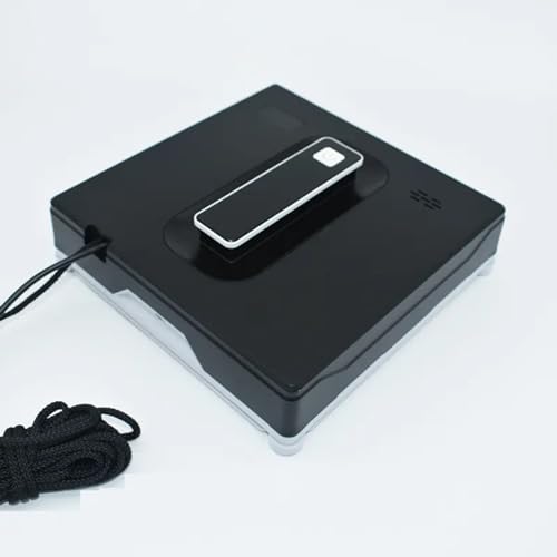 HCZKIUJY Robot limpiacristales con Doble pulverizador de Agua, Robot limpiacristales automático con Control Remoto, aplicación de Control para Ventanas(Black)