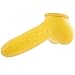 Produktbild TOYLIE Latex Penishülle Mais Schaftlänge 13cm - Penis-Sleeve mit Hodensack im Maiskolben Design - gerne auch als Scherzartikel (13 cm Schaft)