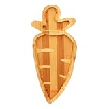 Plato De Charcutería De Pascua - Juego De Tablas para Servir De Madera, Bandeja para Refrigerios De Conejito, Plato con Forma De Zanahoria | Exhibición De Pastel De Frutas Y Postres De Primavera para