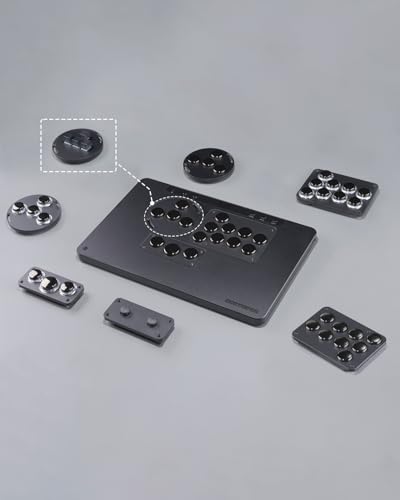 Image of Haute42 Leverless Controller X1 Removable WASD Mechanical Switch Module Arcade Controller for PC /PS4 /PS3 /Switch(Black)
