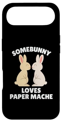 Somebunny Loves Paper Mache 킢C[X^[oj[A[eBXgMtg X}zP[X iPhone Air p