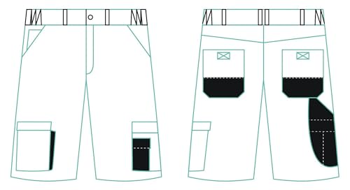 Axus Decor Painter's Shorts Triple Stitched, Shrink Resistant & Comfortable Fabric, Multiple Pockets – Ideal for Painter & Other Workwear