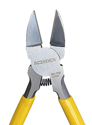 Image of BOOSDEN 6.5 inch Wire Cutters, 2 Pack - Precision Side Cutters, Spring Loaded Pliers for Artificial Flowers & Crafting