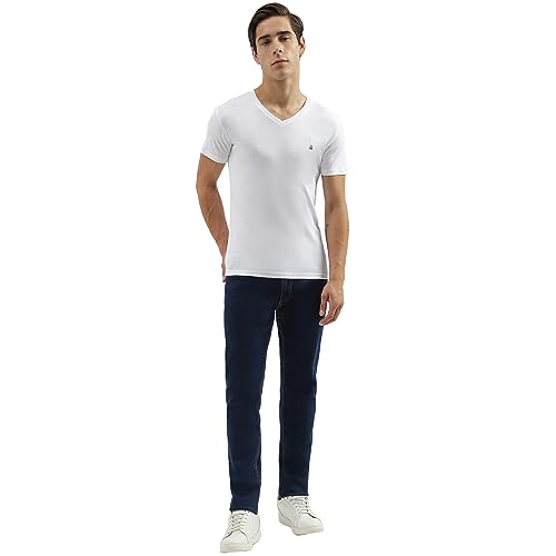 Image of UNITED COLORS OF BENETTON Men's Cotton Solid Regular Fit T-Shirt