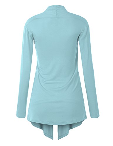 Image of Made By Johnny Women's Open Front Cardigan Lightweight Soft Drape Long Sleeve Cardigan for Work Travel Casual