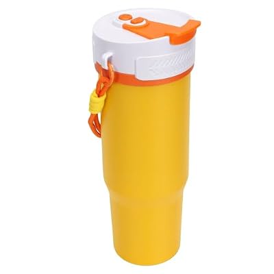 Fockety Portable Blender, 900ml USB Rechargeable Double Wall Insulated Stainless Steel Juicer Cup with 4000mAh Battery, Cold Hot Drinks Small Blender Cup for Shakes Smoothies Juices