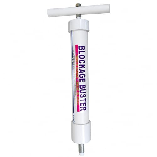 Image of Blockage Remover Hand Pump | Inlet Pipeline Blockage Cleaner | Tap Water Flow & Pressure Booster for Bathroom, Kitchen & Toilet | 50 mm Diameter 24 inch Length.