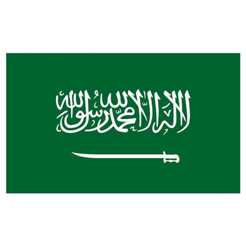 US Flag Store Saudi Arabia 3ft x 5ft Printed Polyester Flag