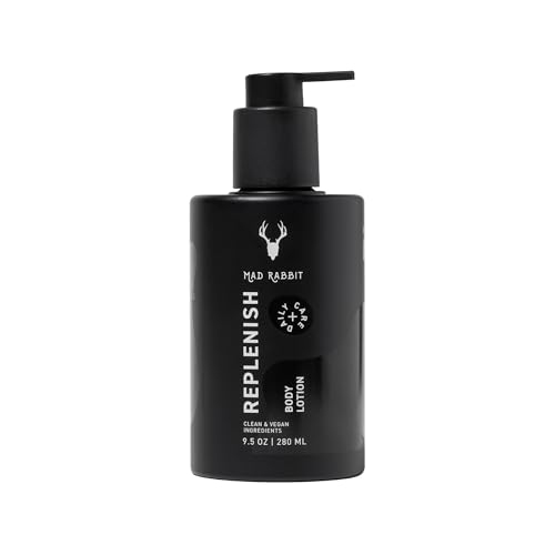 Mad Rabbit Replenish Tattoo Body Lotion - Fragrance-Free Lotion, Non-Greasy & Silicone-Free, Clean...