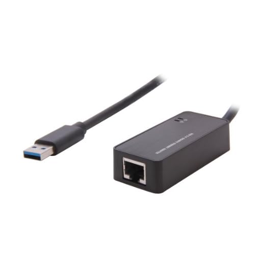 Rosewill USB to Ethernet Adapter (USB 3.0 to Ethernet/USB 3 to Ethernet/USB to Gigabit Ethernet/USB to RJ45) Supporting 10/100 / 1000 Mbps Ethernet Network in Black