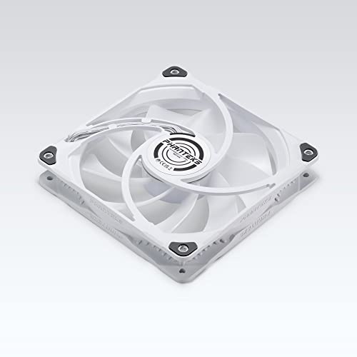 Image of Phanteks (PH-F140SK DRGB PWM WT01 3P) SK140 DRGB PWM Fan 3Pack - 3X 140mm Fan, high Airflow Nine-Blade Design, DRGB Lighting, Rubber dampening washers - White