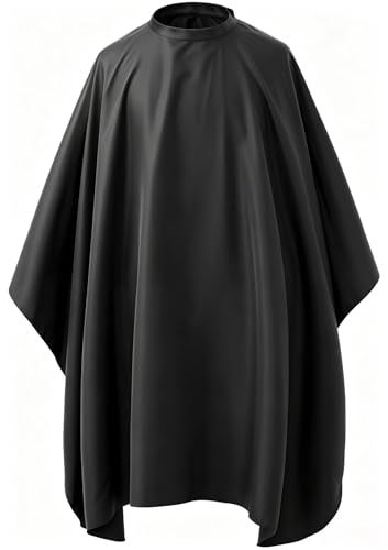 Professional Waterproof Hair Cutting Cape with Snap Closure