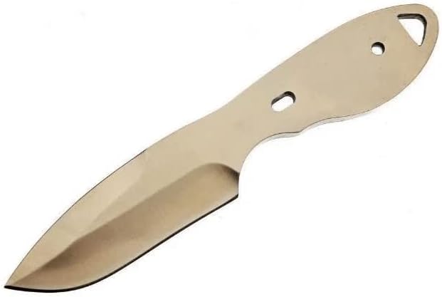 The Otter Skinner Knife Blank - Cuchillo para cazar, acampar, pescar (s106 SATIN)