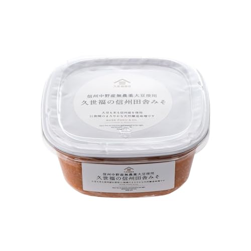 久世 福 信州田舎みそ 500g×1個 信州田舎みそ 味噌 田舎味噌 国産 無添加 和食 調味料