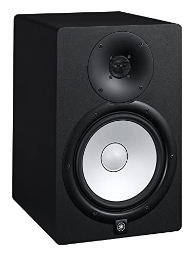 Yamaha HS8 Active Studio Monitors w Speaker Stands and TRS to XLR-Male Cables