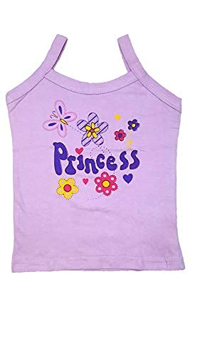 BODYSTYLE Multicolor Cotton Camisoles For Kids Girls Summer Wear (PACK OF 5)- MADE IN INDIA (6-12 Months) 2
