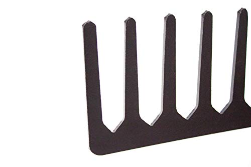 Bully Tools 92311 16Inch All Steel Head Level Head Rake with Fiberglass Long Handle