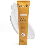 Kitsch Moisturizing Curl Cream for Curly Hair – Lightweight Curly Hair Products for Men & Women | Defines Curls, Controls Frizz & Boosts Shine | Hydrating Curling Cream - Ideal Gifts for Women