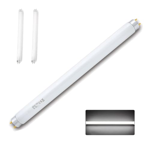 Tubo LED T8 de 15 W, 450 mm (1,5 pies), luz fría 6500 K: reemplazo directo for lámparas de neón, repelentes de mosquitos, oficinas y garajes.(2pcs)