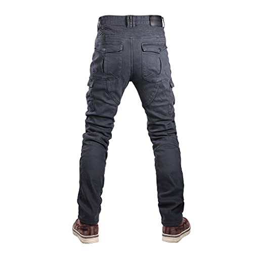 Pantalon d'hiver coupe-vent homme avec protection genoux anti-froid