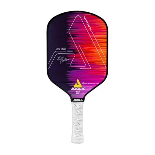 JOOLA Ben Johns Hyperion CAS 13.5 Pickleball Paddle - Carbon Abrasion Surface with High Grit & Spin, Elongated Handle, 13.5mm Pickle Ball Paddle with Polypropylene Honeycomb Core, USAPA Approved