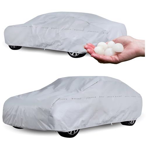 Nava Group | Couverture de grêle | Bâche de grêle | Protection de carrosserie | Protection Contre la grêle | Protection Contre la Pollution | UV | Toute l'année | Epaisseur 7mm 430-455cm Berline