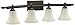 Quorum International 5077-4-86 Aspen 4 Light Vanity, Oiled Bronze