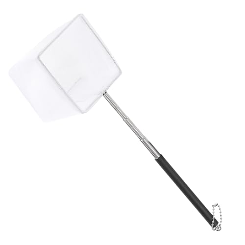 Aquarium Tank Net Small 2.55 in Square Fishing Net Stainless Steel Fish Shrimp Skimming Nets...