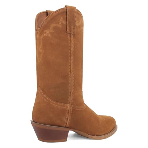 Image of Laredo Mens Larkin Round Toe Pull On Casual Boots Mid Calf - Brown