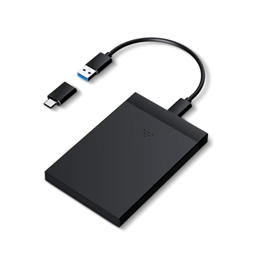Caja externa para disco duro y SSD 2.5" USB Tipo-C/Tipo-A a SATA miniatura 1