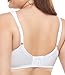 wirarpa Bras for Women Ultra Soft Wire Free Comfortable Bra Full Coverage Plus Size Minimizer Non Padded 2 Pack White 36C